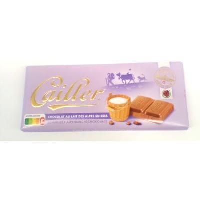 chocolat au lait des alpes Suisses