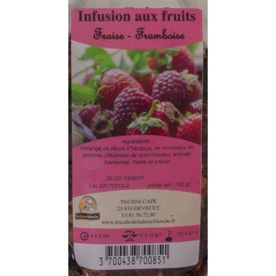 infusion fraise-framboise